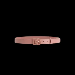 Ceinture DOLCE & GABBANA cuir rose logo DG rose