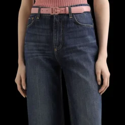 Ceinture DOLCE & GABBANA cuir rose logo DG rose