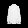 Chemise ALBERTA FERRETTI coton blanc broderie anglaise