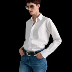 Chemise BARBARA BUI manche longue popeline coton blanc