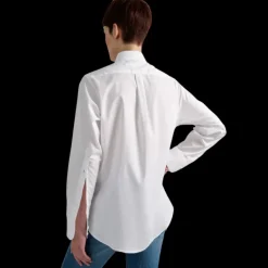 Chemise BARBARA BUI manche longue popeline coton blanc