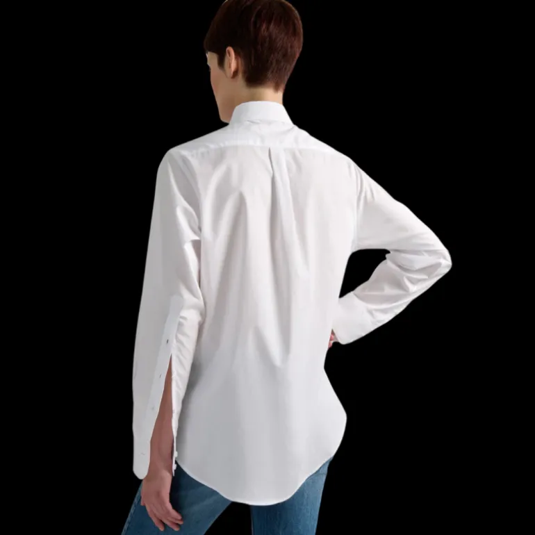 Chemise BARBARA BUI manche longue popeline coton blanc