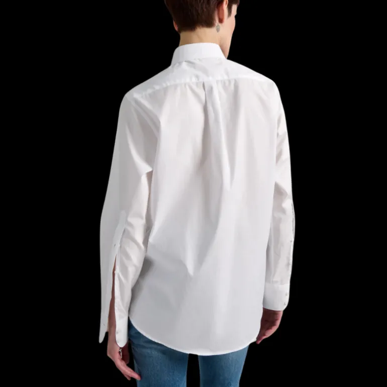 Chemise BARBARA BUI manche longue popeline coton blanc