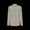 Chemise DOLCE & GABBANA coton blanc multi logo DG noir allover