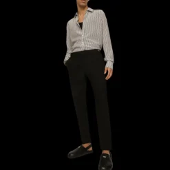 Chemise DOLCE & GABBANA coton blanc multi logo DG noir allover