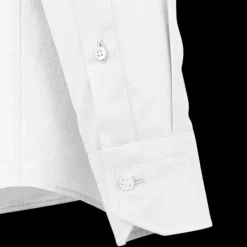 Chemise FENDI manche longue coton blanc mini multi logos allover