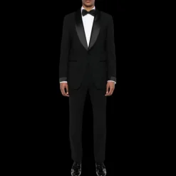 chemise LANVIN col plat pointu coton blanc nervures plastron