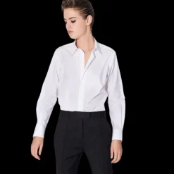 Chemise manche longue BARBARA BUI popeline coton blanc