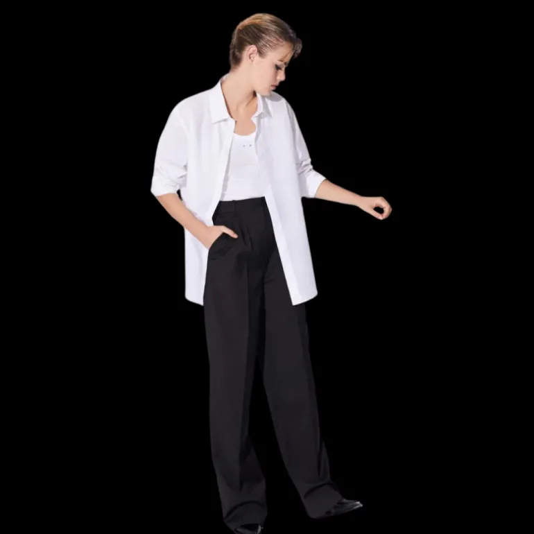 Chemise manche longue BARBARA BUI popeline coton blanc