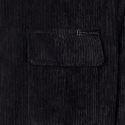 Chemise manche longue DOLCE & GABBANA velours côtelé noir Réédition