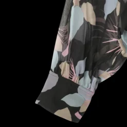 CHLOE Top blouse Georgette de soie imprimé floral col lavallière