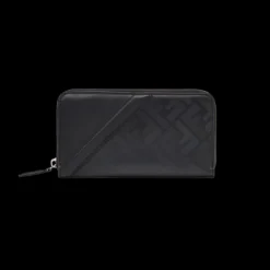 Compagnon FENDI Shadow cuir noir FF diagonal