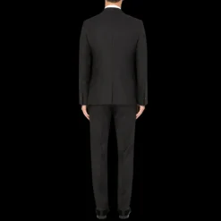 Costume 3 pièces Martini bleu marine Dolce Gabbana Veste à revers Gilet Pantalon