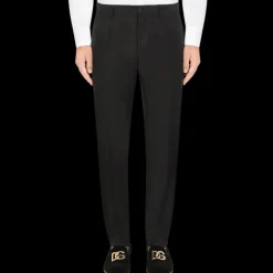 Costume 3 pièces Martini bleu marine Dolce Gabbana Veste à revers Gilet Pantalon