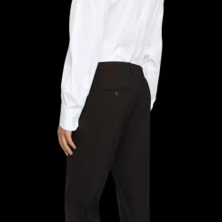 Costume DG Essentials laine noire revers pointus