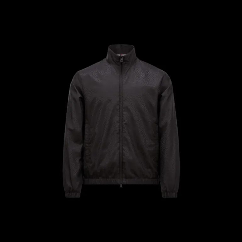Coupe-vent MONCLER Vanoise nylon jacquard monogramme noir