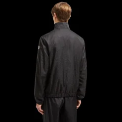 Coupe-vent MONCLER Vanoise nylon jacquard monogramme noir