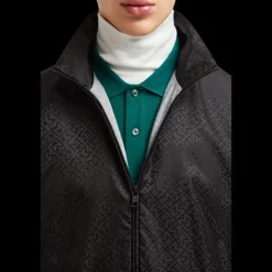 Coupe-vent MONCLER Vanoise nylon jacquard monogramme noir