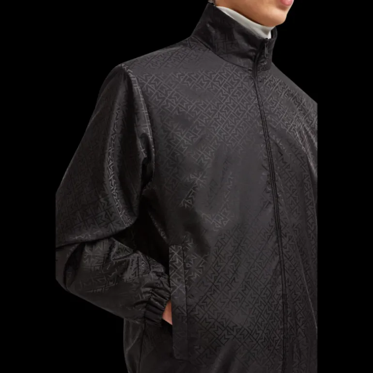 Coupe-vent MONCLER Vanoise nylon jacquard monogramme noir