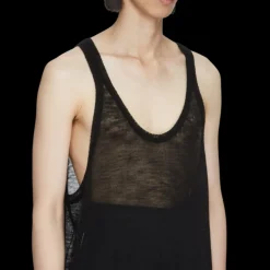 Débardeur RICK OWENS CUNT TANK laine vierge noire