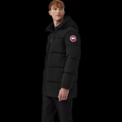 Doudoune à capuche CANADA GOOSE Lawrence nylon noir mat