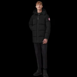Doudoune à capuche CANADA GOOSE Lawrence nylon noir mat