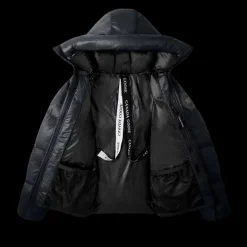Doudoune CANADA GOOSE Crofton Puffer capuche nylon Rip stop noir Black label