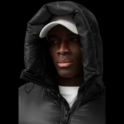 Doudoune CANADA GOOSE Crofton Puffer capuche nylon Rip stop noir Black label