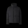 Doudoune CANADA GOOSE Lawrence black label nylon noir logo noir