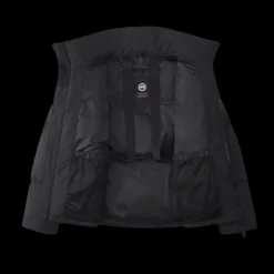 Doudoune CANADA GOOSE Lawrence black label nylon noir logo noir