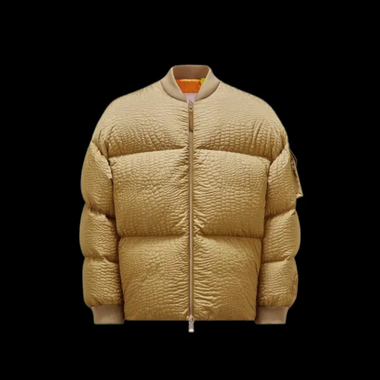 Doudoune Centaurus Bomber nylon croco vert Moncler x Roc Nation by Jay-Z