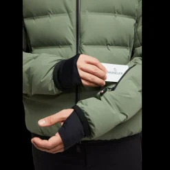 Doudoune courte MONCLER Lagorai nylon vert kaki clair Grenoble