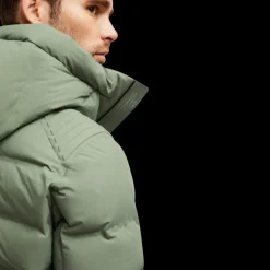 Doudoune courte MONCLER Lagorai nylon vert kaki clair Grenoble