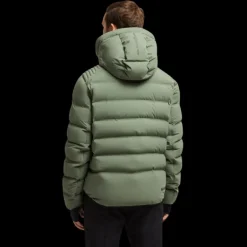 Doudoune courte MONCLER Lagorai nylon vert kaki clair Grenoble