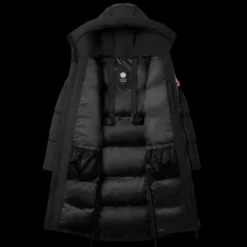 Doudoune longue CANADA GOOSE Lawrence nylon noir