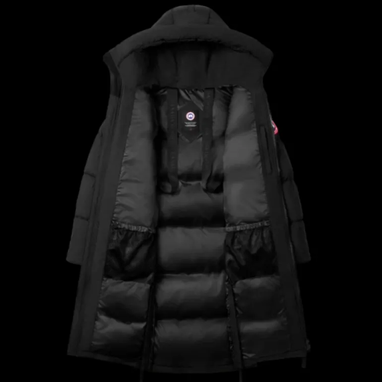 Doudoune longue CANADA GOOSE Lawrence nylon noir