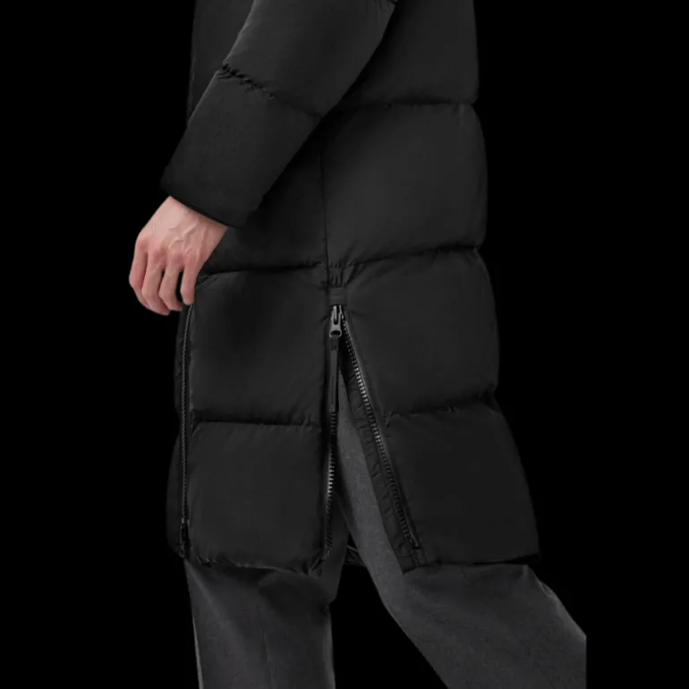 Doudoune longue CANADA GOOSE Lawrence nylon noir