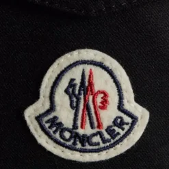 Doudoune MONCLER Montgenevre capuche flanelle noir mat