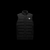 Doudoune sans manches MONCLER Barthe gilet nylon mat noir