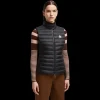 Doudoune sans manches MONCLER Igens gilet nylon noir mat