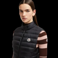 Doudoune sans manches MONCLER Igens gilet nylon noir mat