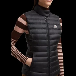 Doudoune sans manches MONCLER Igens gilet nylon noir mat