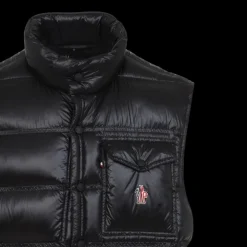 Doudoune sans manches Nantu gilet noir brillant Moncler Grenoble