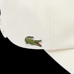 Fashion Show LACOSTE Casquette laine mélangée blanc patch Tennis