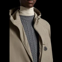 fuyue TAUPE LOGO POIT CUIR