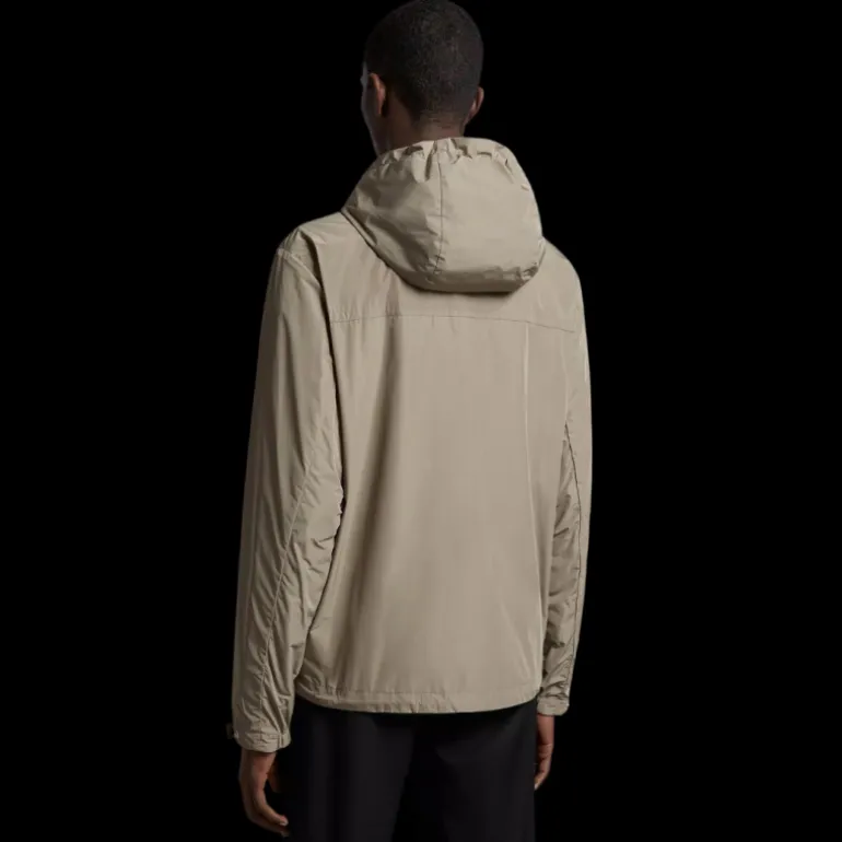 fuyue TAUPE LOGO POIT CUIR