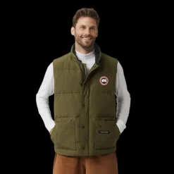Gilet CANADA GOOSE Freestyle Crew doudoune sans manches Kaki