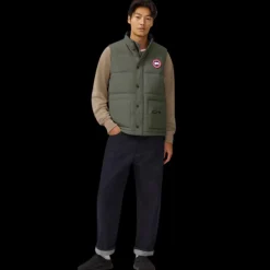 Gilet sans manche CANADA GOOSE Doudoune Freestyle nylon vert sauge