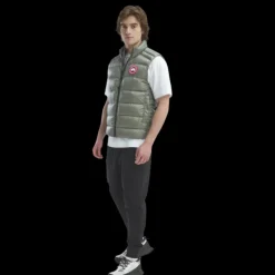 Gilet sans manches CANADA GOOSE Crofton doudoune nylon kaki