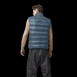 Gilet sans manches CANADA GOOSE Crofton doudoune nylon bleu glacier